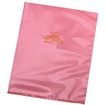 BAG, PINK, ZIP, 6IN x 10IN, W/ WRITE-ON PANEL, ESD LOGO